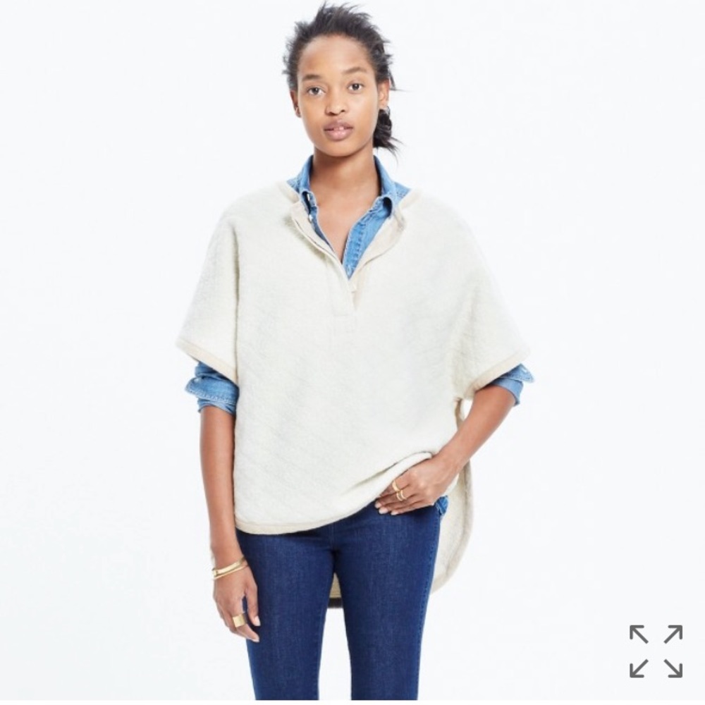 Rivet & Thread Japanese wool poncho